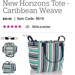 NIP New Horizons Tote and Mini Zipper Pouch